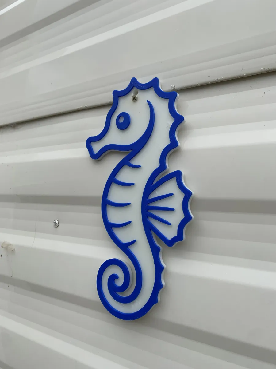 Seahorse wall art, photo 4 of 4 - Seahorse wall art Home Decor Items
