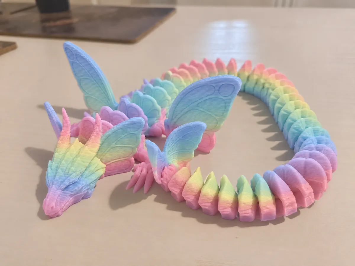 Articulated Butterfly Dragon flexi, photo 3 of 4 - Articulated Butterfly Dragon flexi Fidget & Sensory Toys