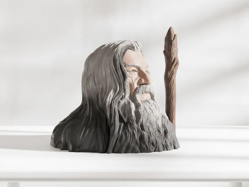 Gandalf the Grey Bust Lord of the Rings - Sculptures, in stock in India