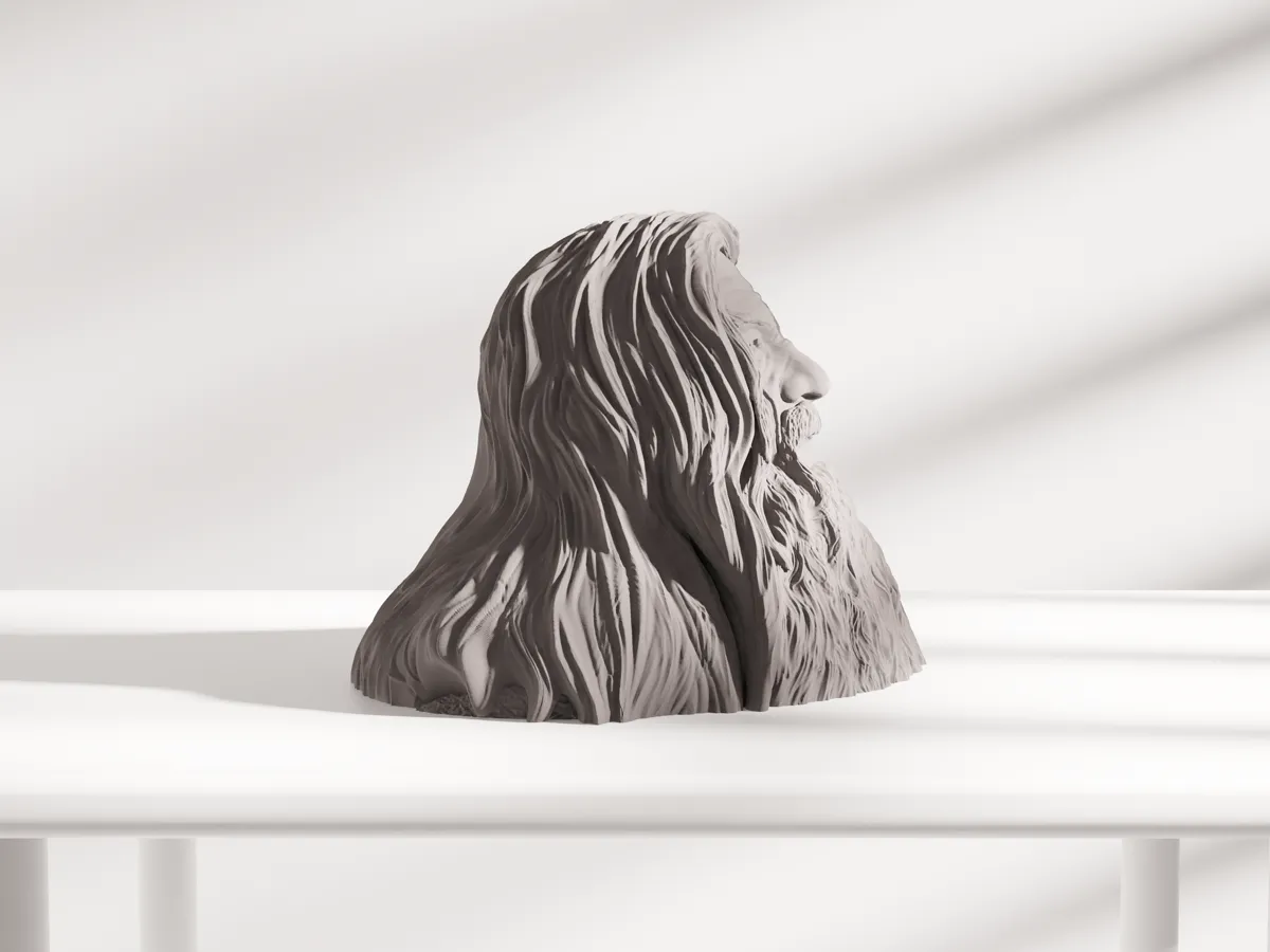Gandalf the Grey Bust Lord of the Rings, photo 2 of 4 - Gandalf the Grey Bust Lord of the Rings Art