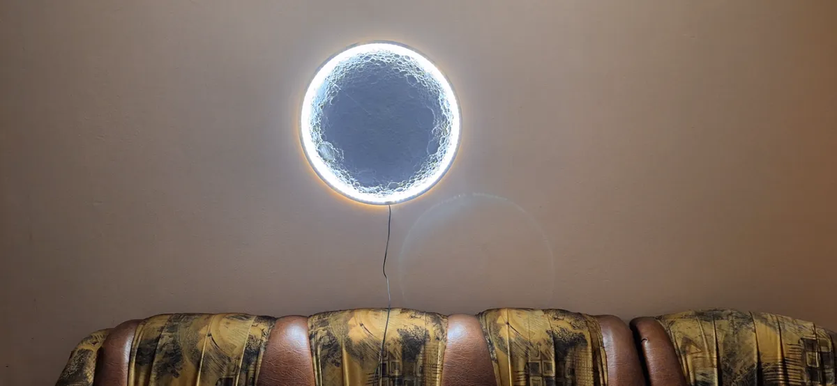 Wall Moon Led Lamp, photo 3 of 3 - Wall Moon Led Lamp Lamps & Lighting