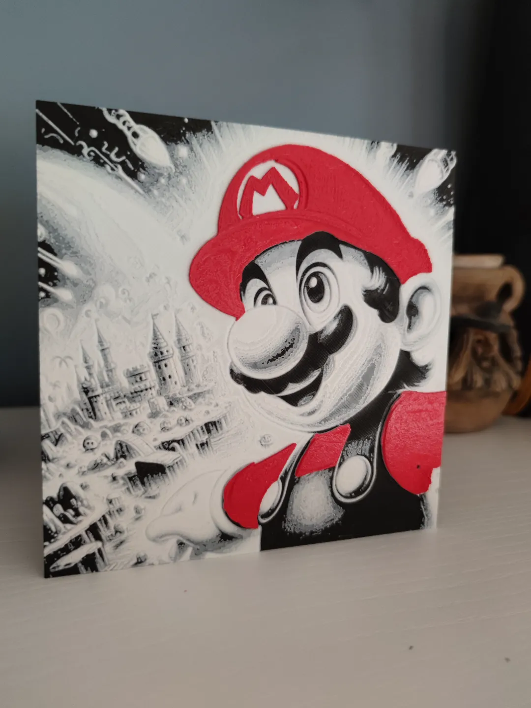 Hueforge Super Mario Bros, photo 3 of 4 - Hueforge Super Mario Bros Home Decor Items