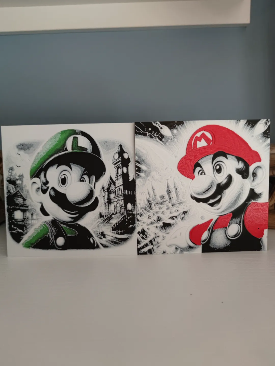Hueforge Super Mario Bros, photo 4 of 4 - Hueforge Super Mario Bros Home Decor Items