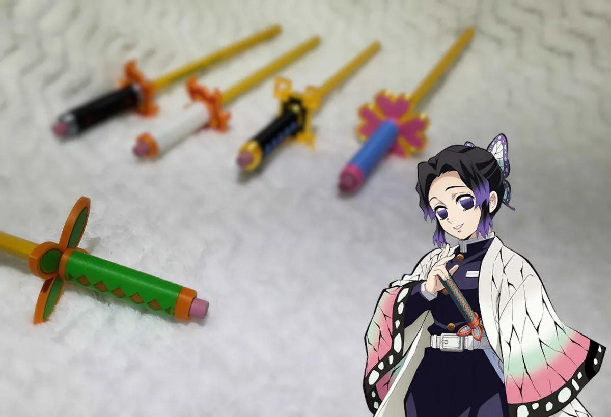 Demon Slayer Nichirin Pencil Topper(Shinobu Kocho) - Pens, Pencils & Accessories, in stock