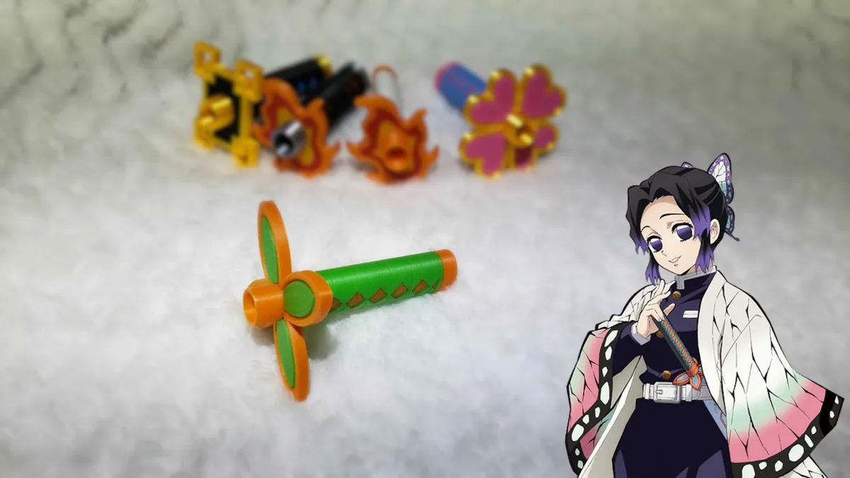 Demon Slayer Nichirin Pencil Topper(Shinobu Kocho), photo 2 of 2 - Demon Slayer Nichirin Pencil Topper(Shinobu Kocho) Desk & Office