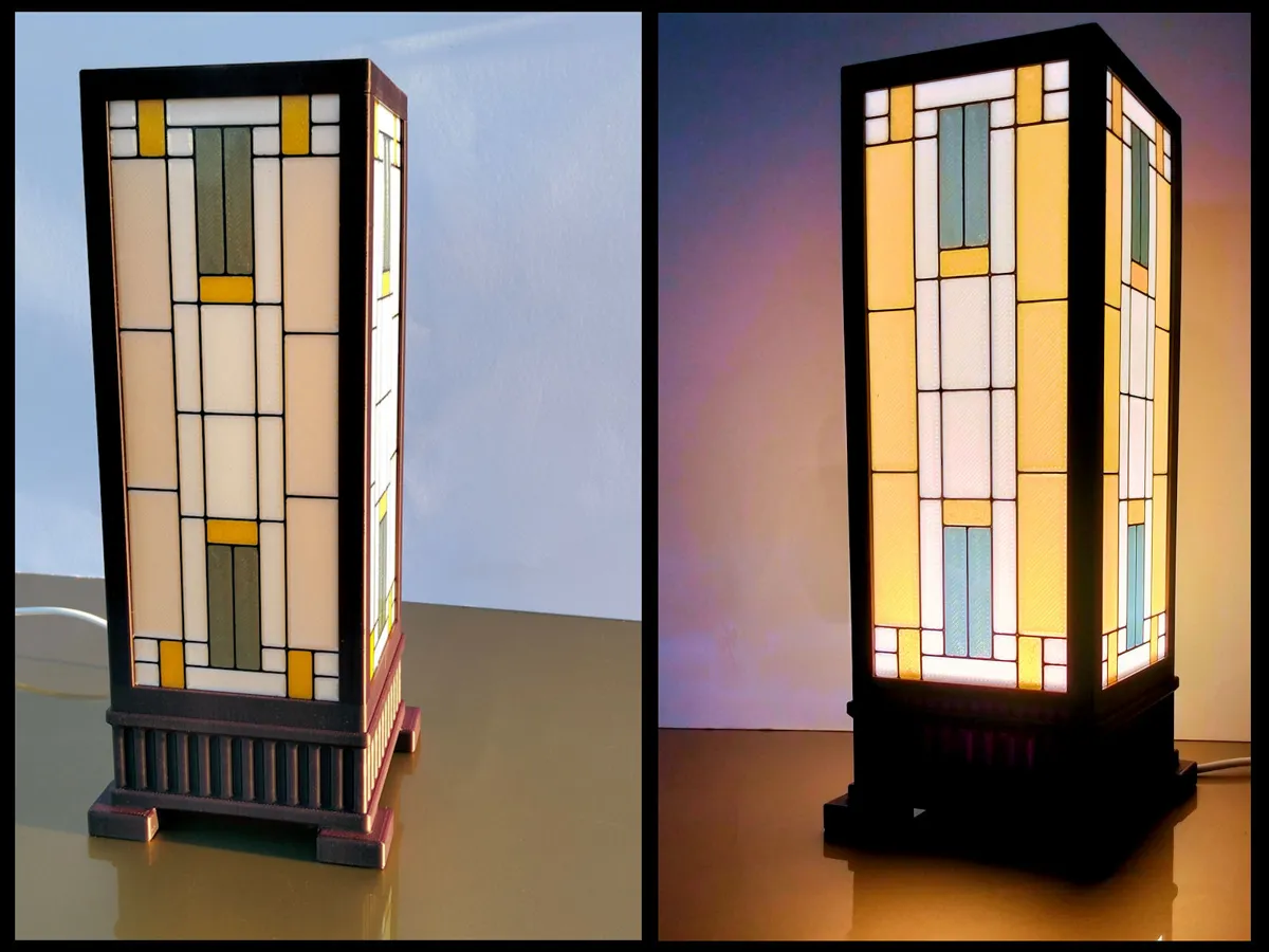 Art Deco Table Lamp - LED Lamp Kit 001 - Art Pieces, in stock in India