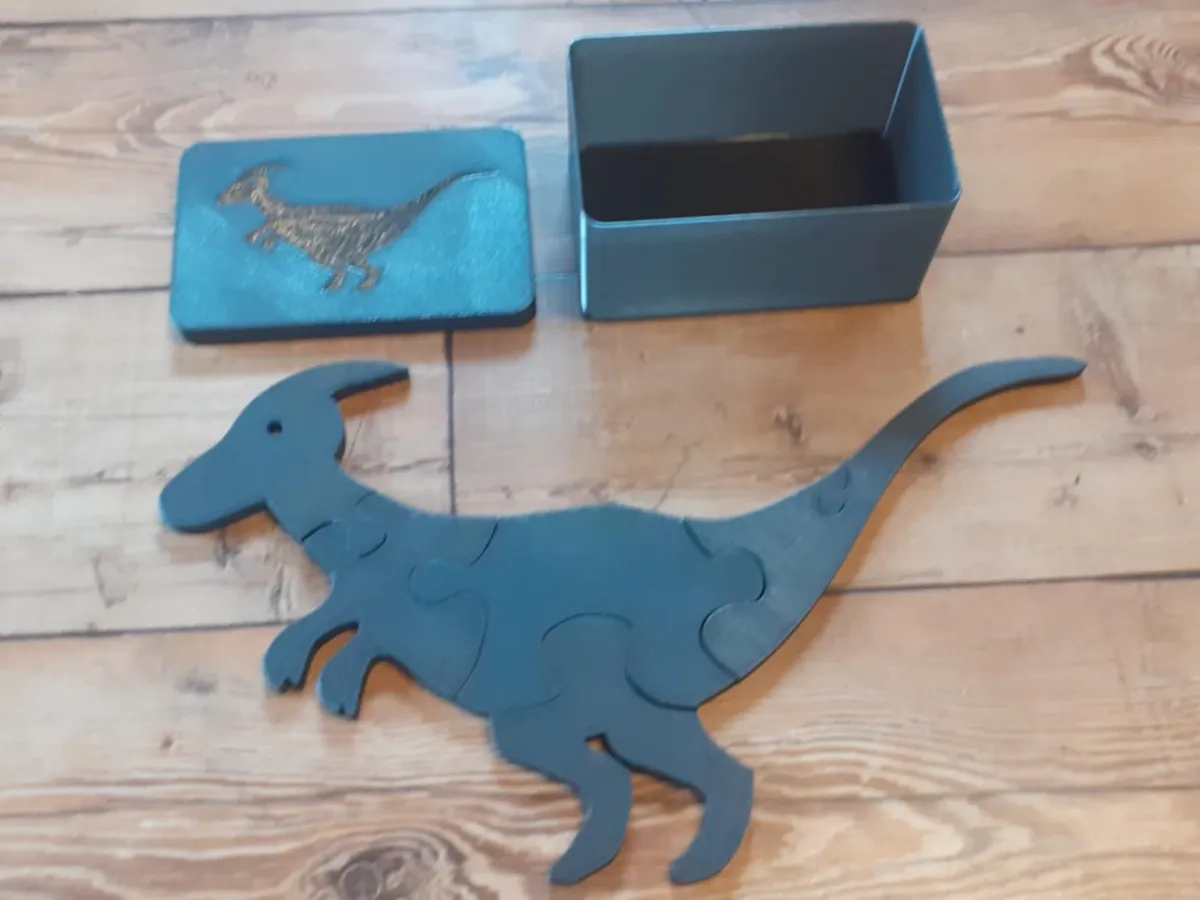 Parasaurolophus 2D puzzle + box - Puzzles & Brain Teasers, in stock in India