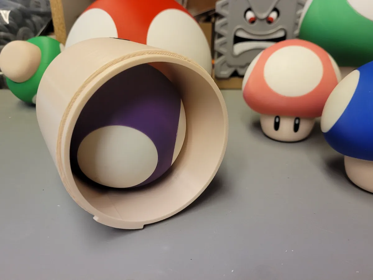 Multi-part Mushroom Stash Jar - Large Version, photo 2 of 4 - Multi-part Mushroom Stash Jar - Large Version Kitchen & Dining