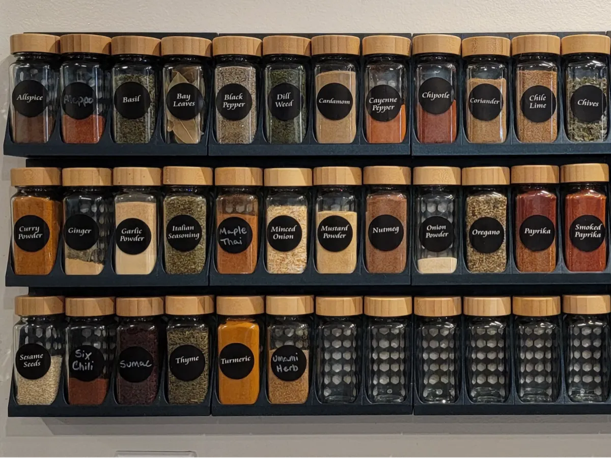 Spice World - Spice Rack - Wall Mounted - 4x
