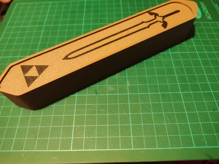 Master Sword Sliding-Lid Dice Box with Mini Slot, photo 3 of 4 - Master Sword Sliding-Lid Dice Box with Mini Slot Toys & Games