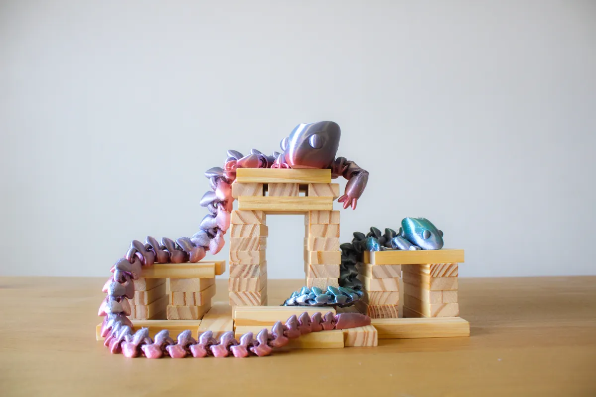 Articulated Dragon 001, photo 3 of 4 - Articulated Dragon 001 Fidget & Sensory Toys