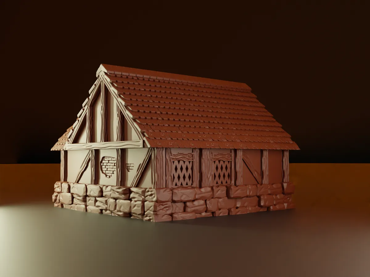Fantasy commoner house - DND wargaming terrain, photo 3 of 3 - Fantasy commoner house - DND wargaming terrain Toys & Games