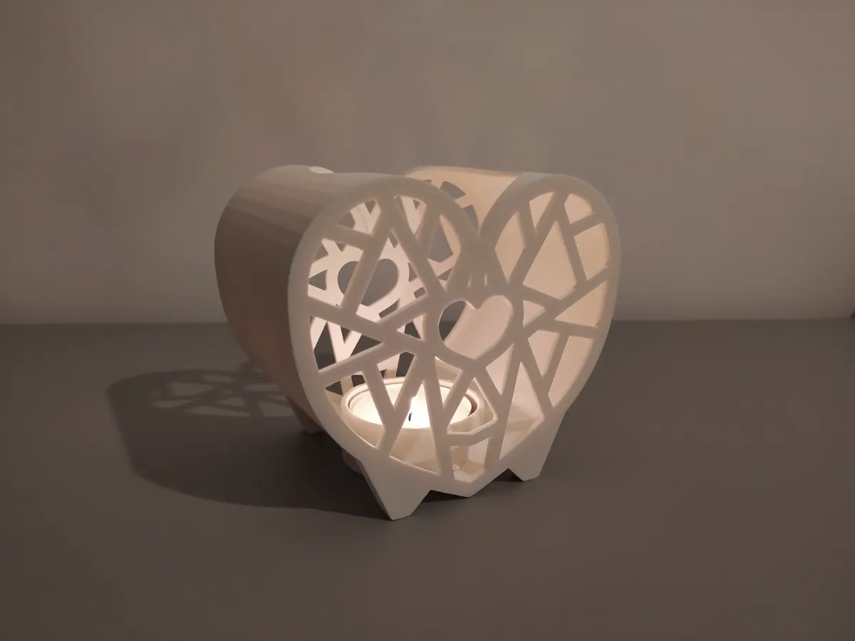 Valentine's Day Heart Tealight Candle Holder - Decor, in stock in India