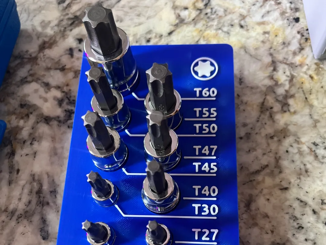 Gridfinity Torx Socket Set