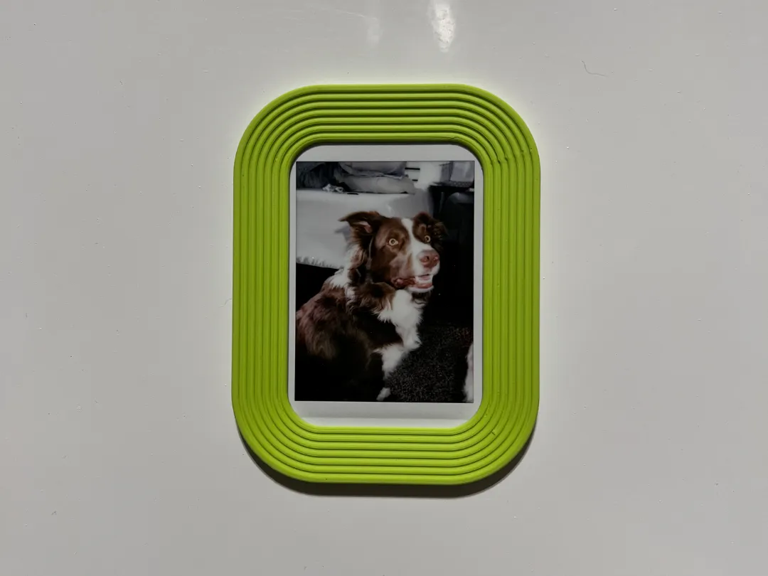 Textured Instax Mini Frame Magnet for Fridge