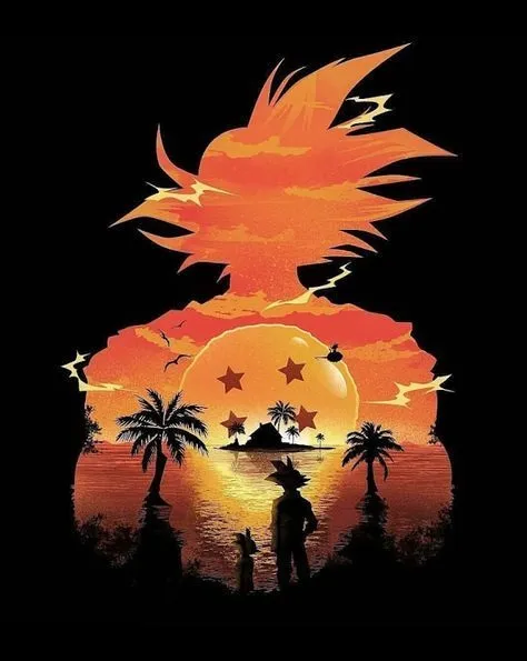 Goku Image Overlay (Hue Forge)