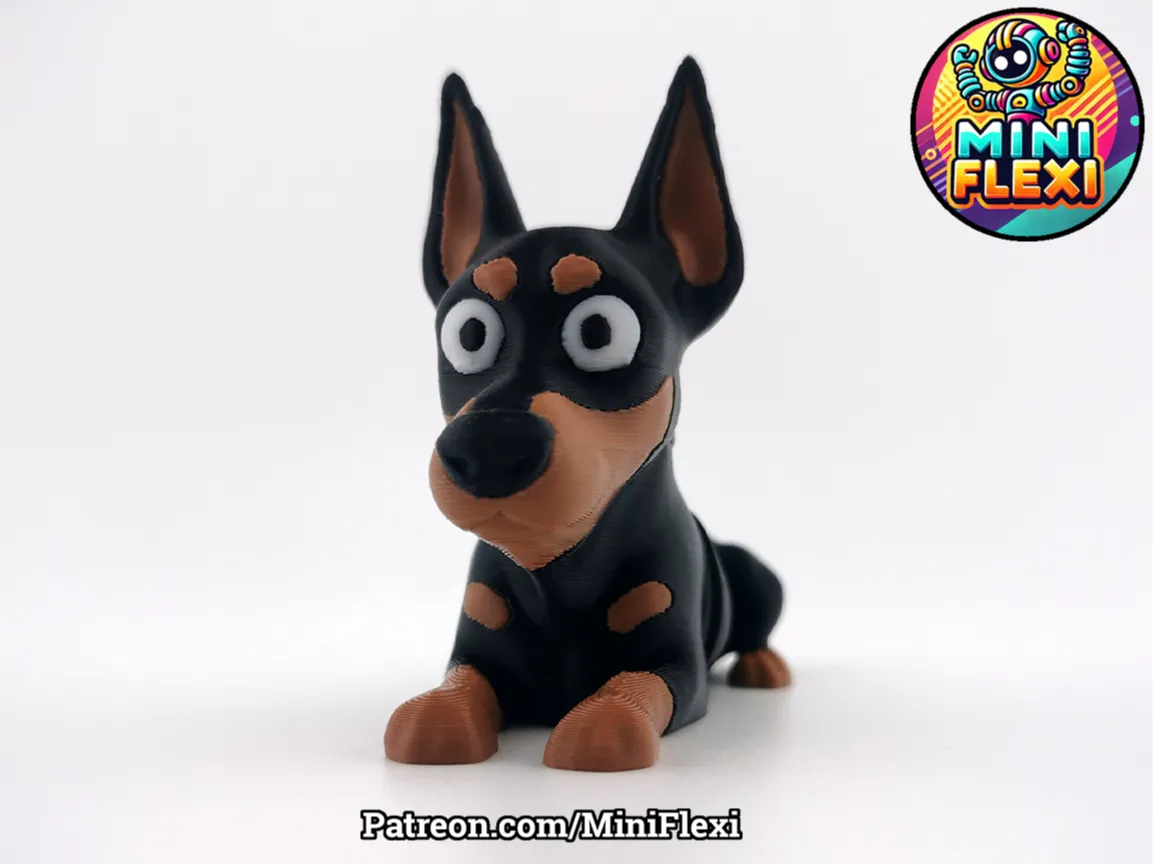 Mini Flexi Doberman - Articulated