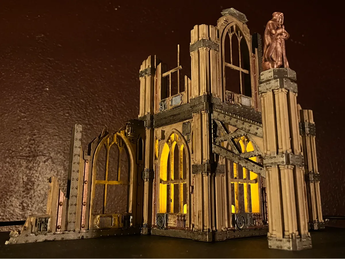 Wargame Terrain Imperial Building Ruin One