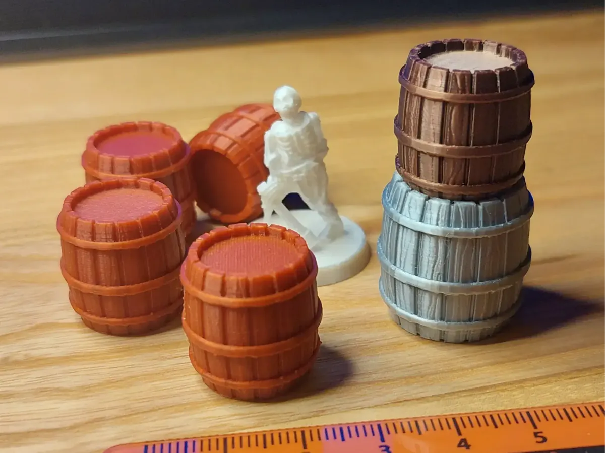 Wooden Barrel for wargming / RPG
