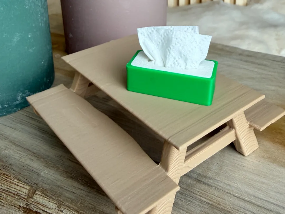 Mini Tissue Box, Elf & Dollhouse Accessory