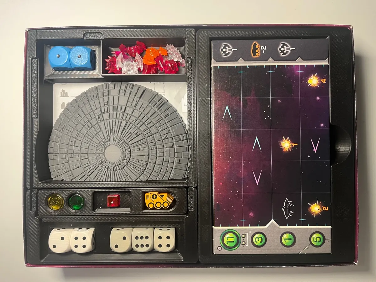 Under Falling Skies - mothership tray for 3D craft