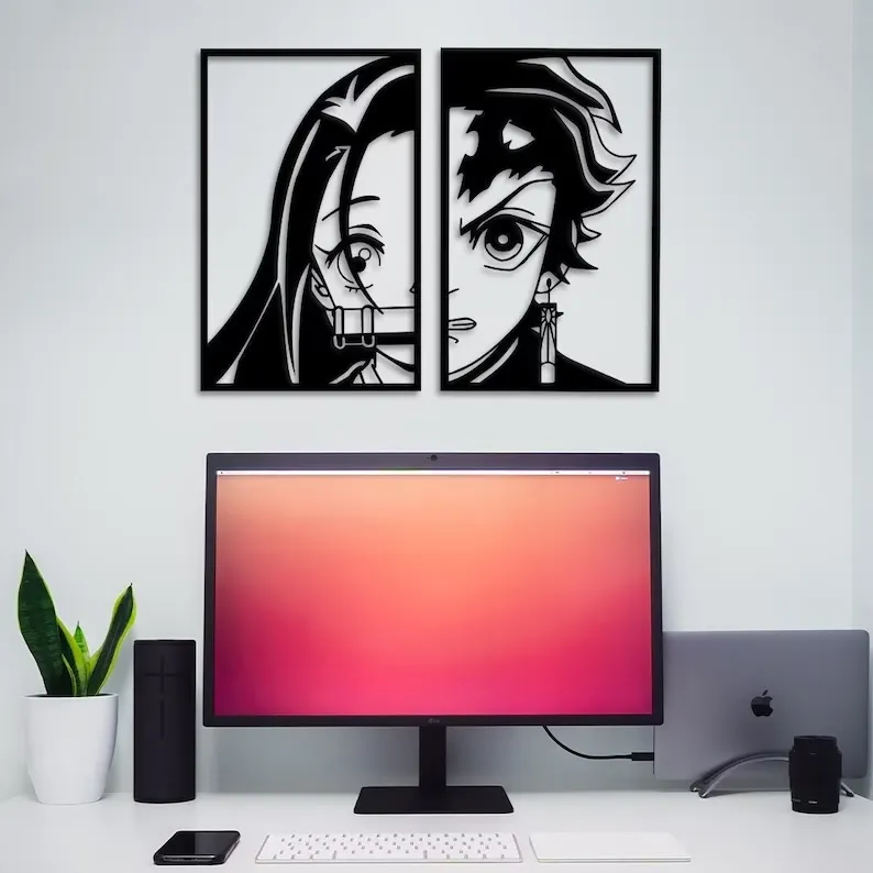 wall art - demons slayer