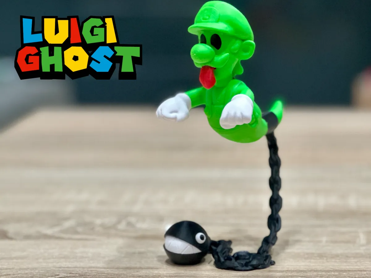 Luigi ghost levitating
