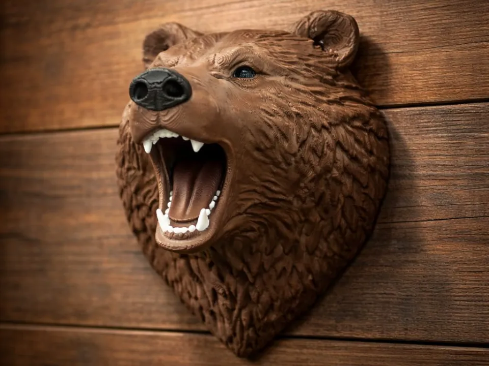 Bear Wall Trophy Head