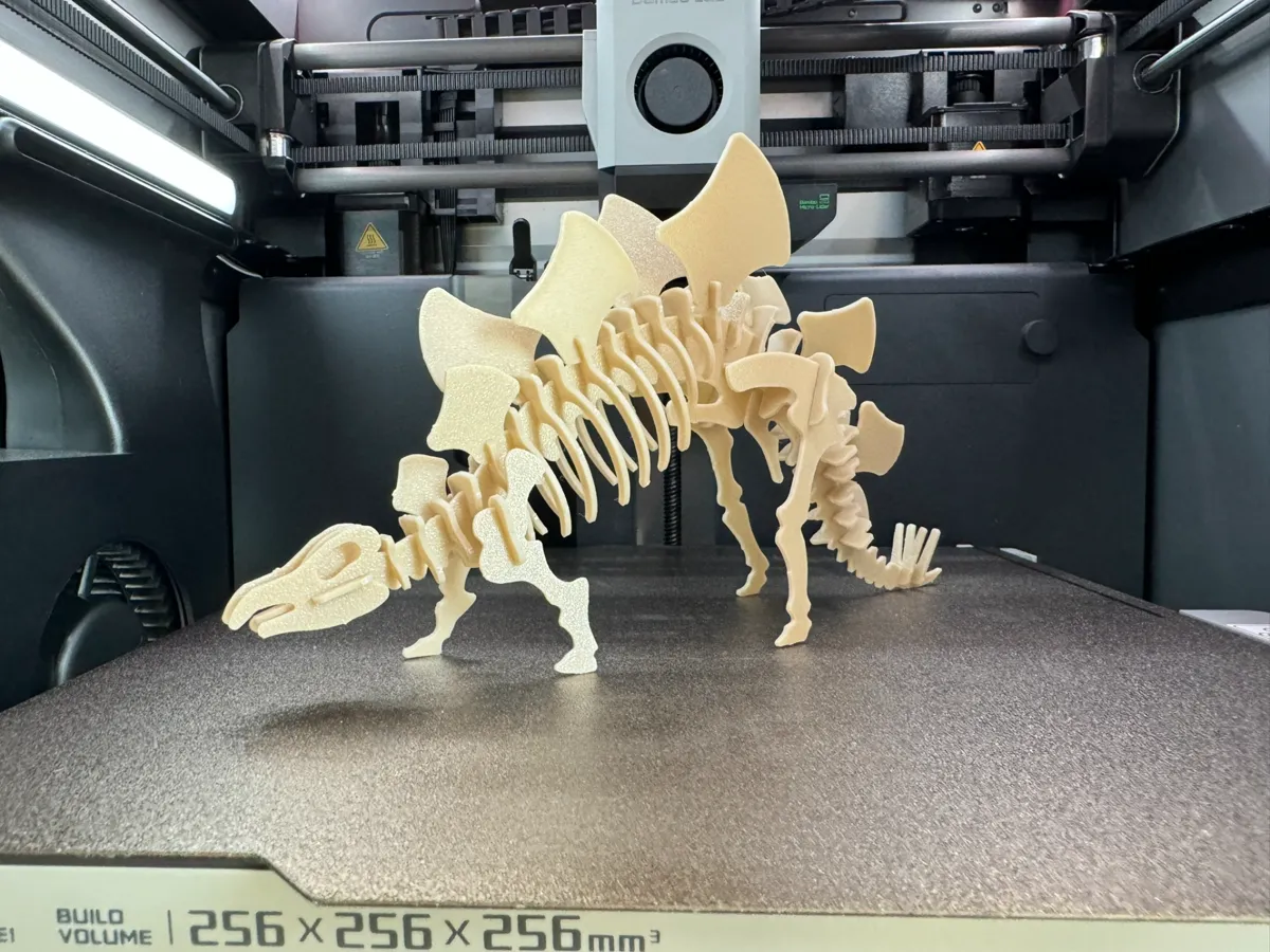 Stegosaurus 3D Puzzle Kit Card