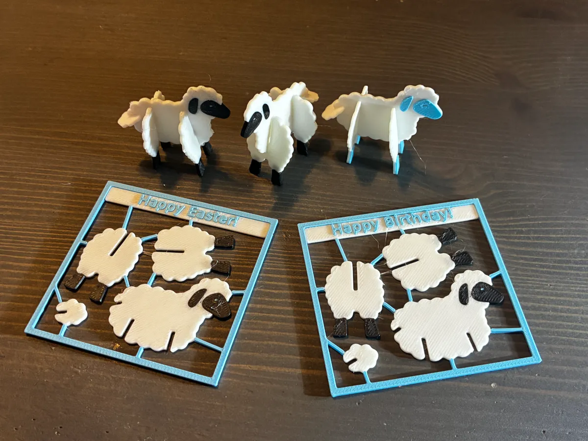 Lamb Kit Card for Easter or All Year Round