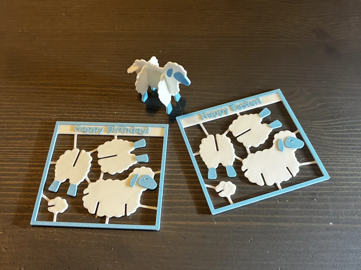 Lamb Kit Card for Easter or All Year Round, photo 3 of 4 - Lamb Kit Card for Easter or All Year Round Gifts & Occasions