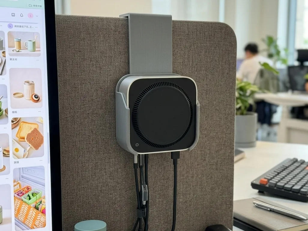 工位隔板-mac mini m4 支架