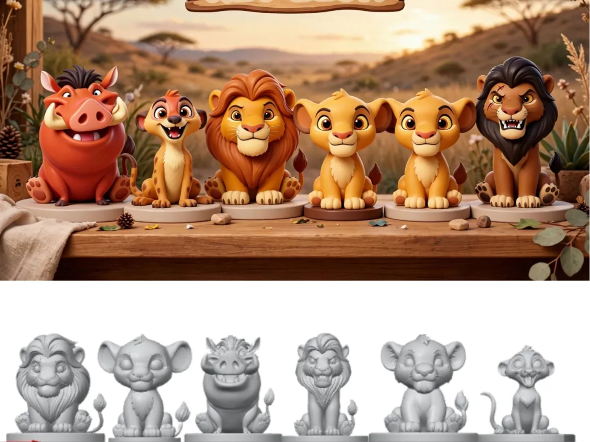 SENTADITOS DISNEY EL REY LEON