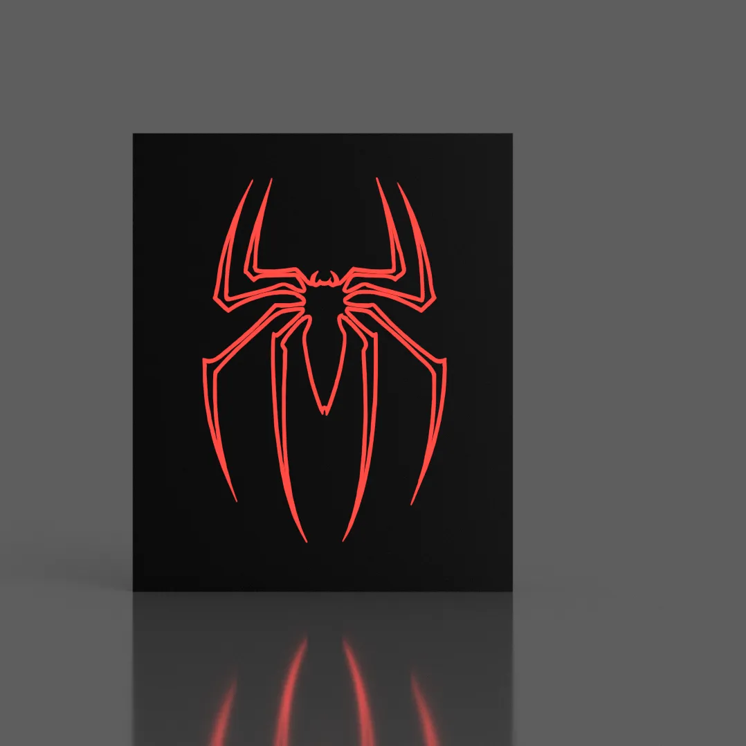 Spiderman Logo Light Box