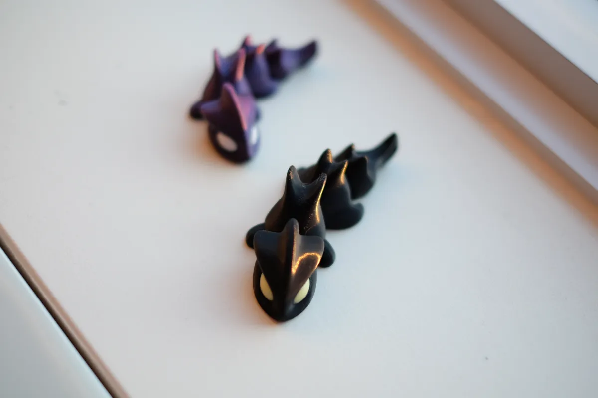 Mini Articulated Dragon (Magnet/Keychain), photo 4 of 4 - Mini Articulated Dragon (Magnet/Keychain) Keychains