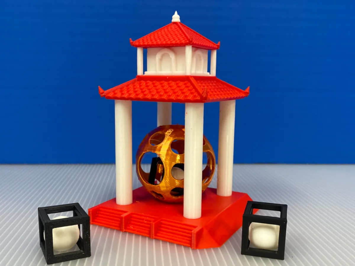Ball - In a Box - In a Ball - In a Pagoda - Storage Bins & Boxes, in stock