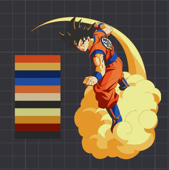 Goku Nimbus Flying Sticker - Goku Figures, in stock in India