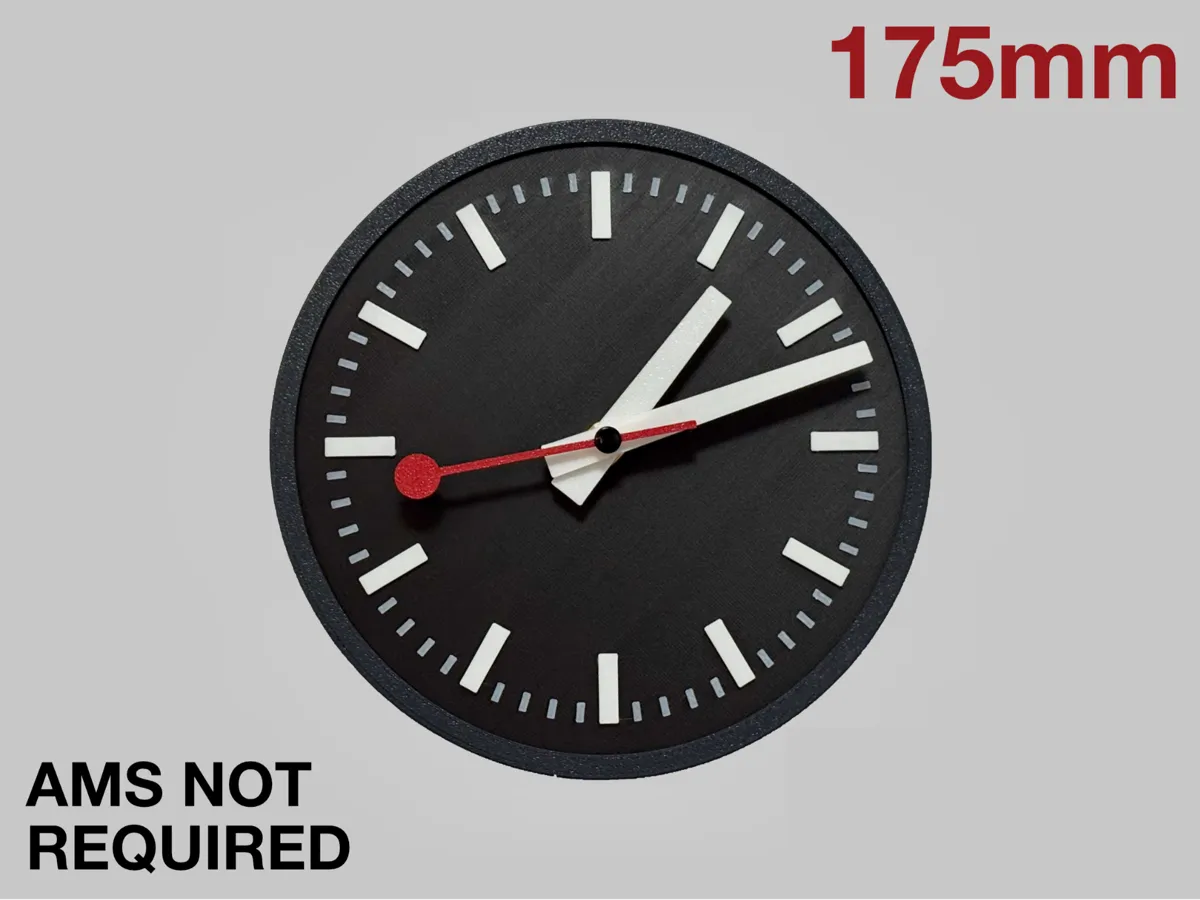 Swiss Railway Wall Clock - Components Kit 011 - Clock Kits, Faces & Parts, in stock