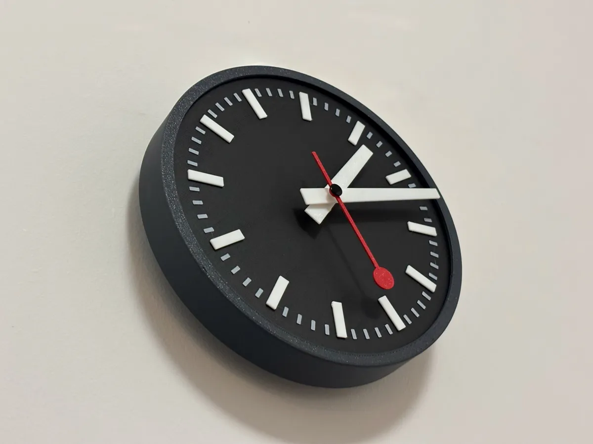 Swiss Railway Wall Clock - Components Kit 011, photo 3 of 4 - Swiss Railway Wall Clock - Components Kit 011 Home Decor Items