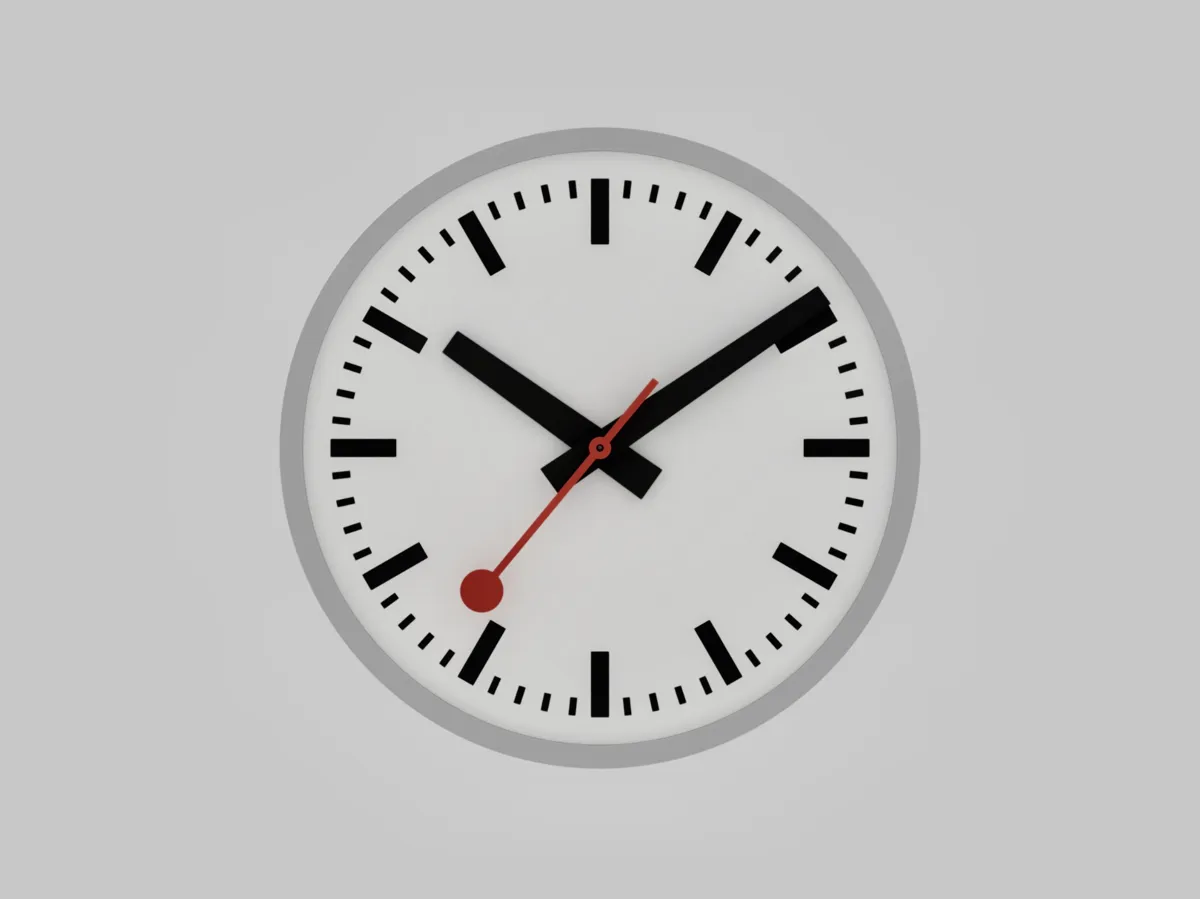 Swiss Railway Wall Clock - Components Kit 011, photo 4 of 4 - Swiss Railway Wall Clock - Components Kit 011 Home Decor Items