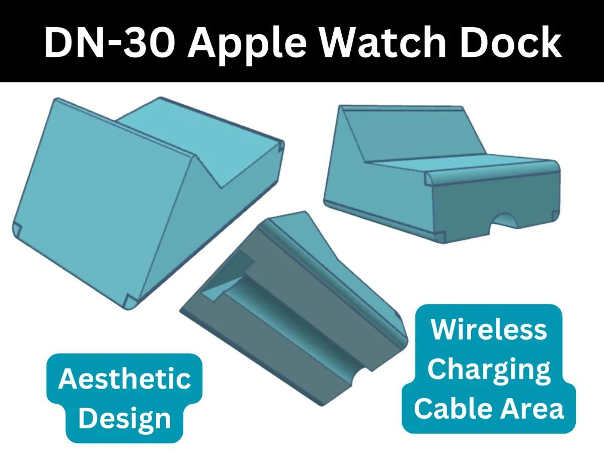 DN-30 Dock for Apple Watch (wireless charging) - Apple Watch Stands, in stock in India