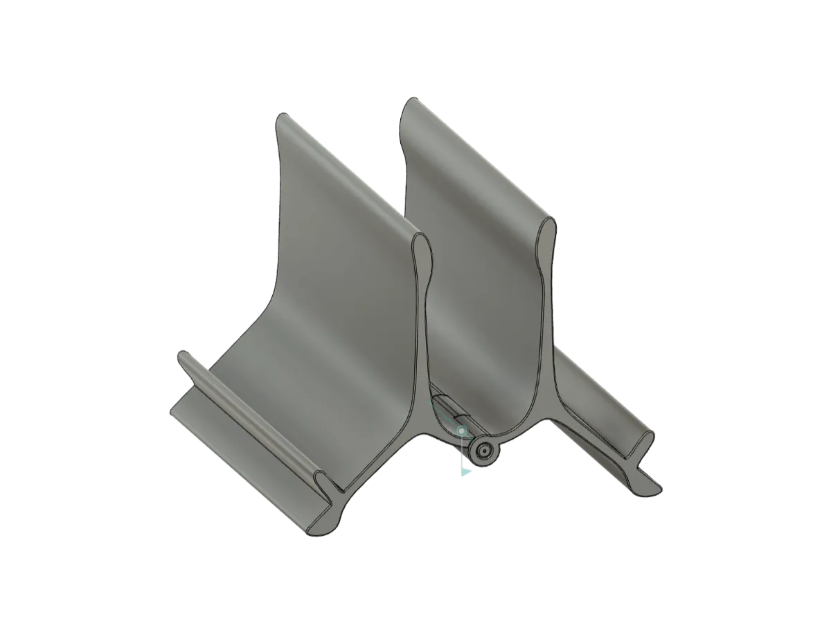 Vertical Laptop Stand with Self-Clamping Mechanism - Office, in stock in India