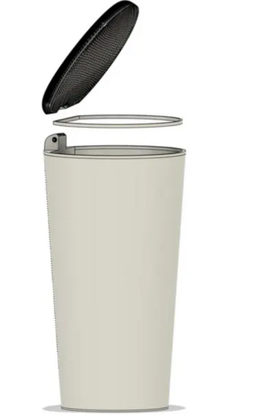 Trashcan KFC Cup 0,5L | Trashbag Securering - Cup Holders & Inserts, in stock