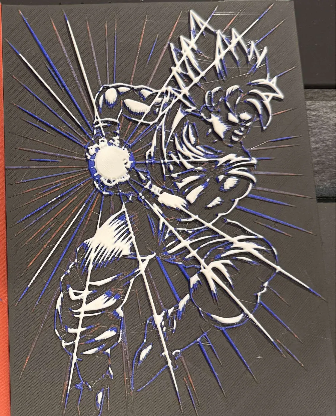 Goku Kamehameha HueForge - Photo Art & Lithophanes, in stock in India