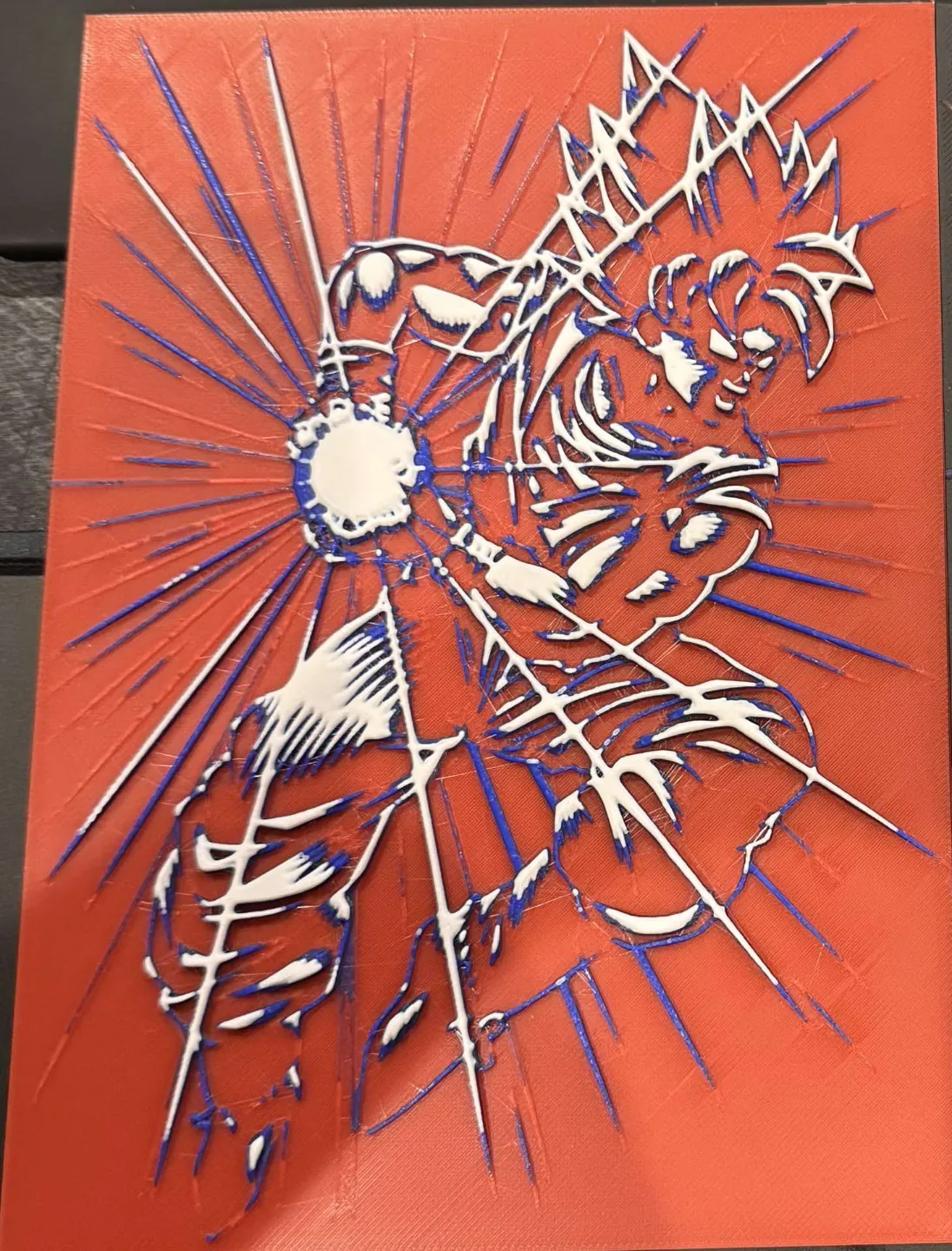 Goku Kamehameha HueForge, photo 3 of 4 - Goku Kamehameha HueForge Generative Art