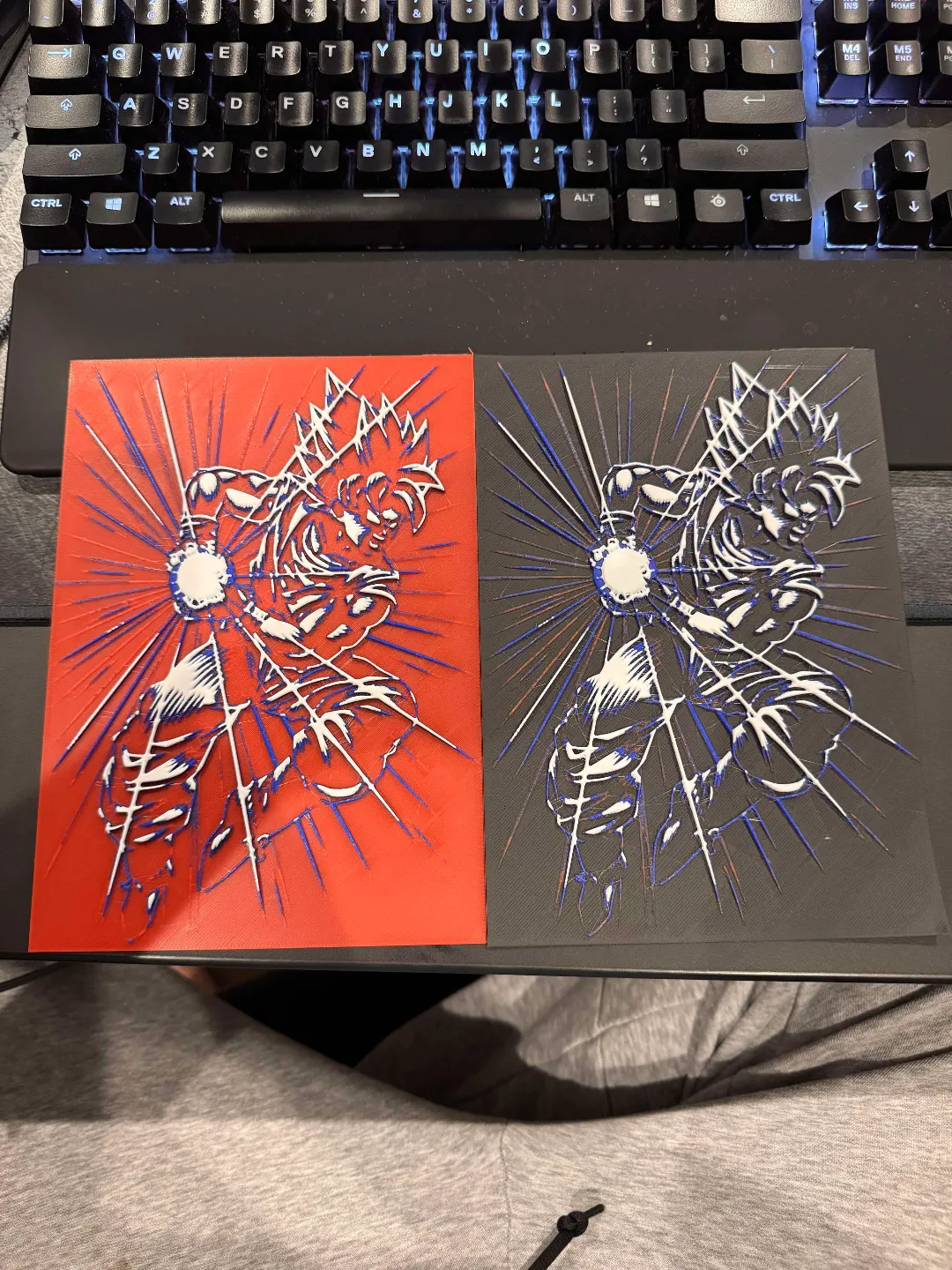 Goku Kamehameha HueForge, photo 4 of 4 - Goku Kamehameha HueForge Generative Art