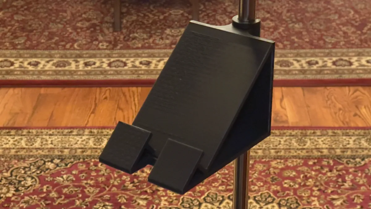 Phone Holder for Music Stand, photo 3 of 3 - Phone Holder for Music Stand Hobby & DIY