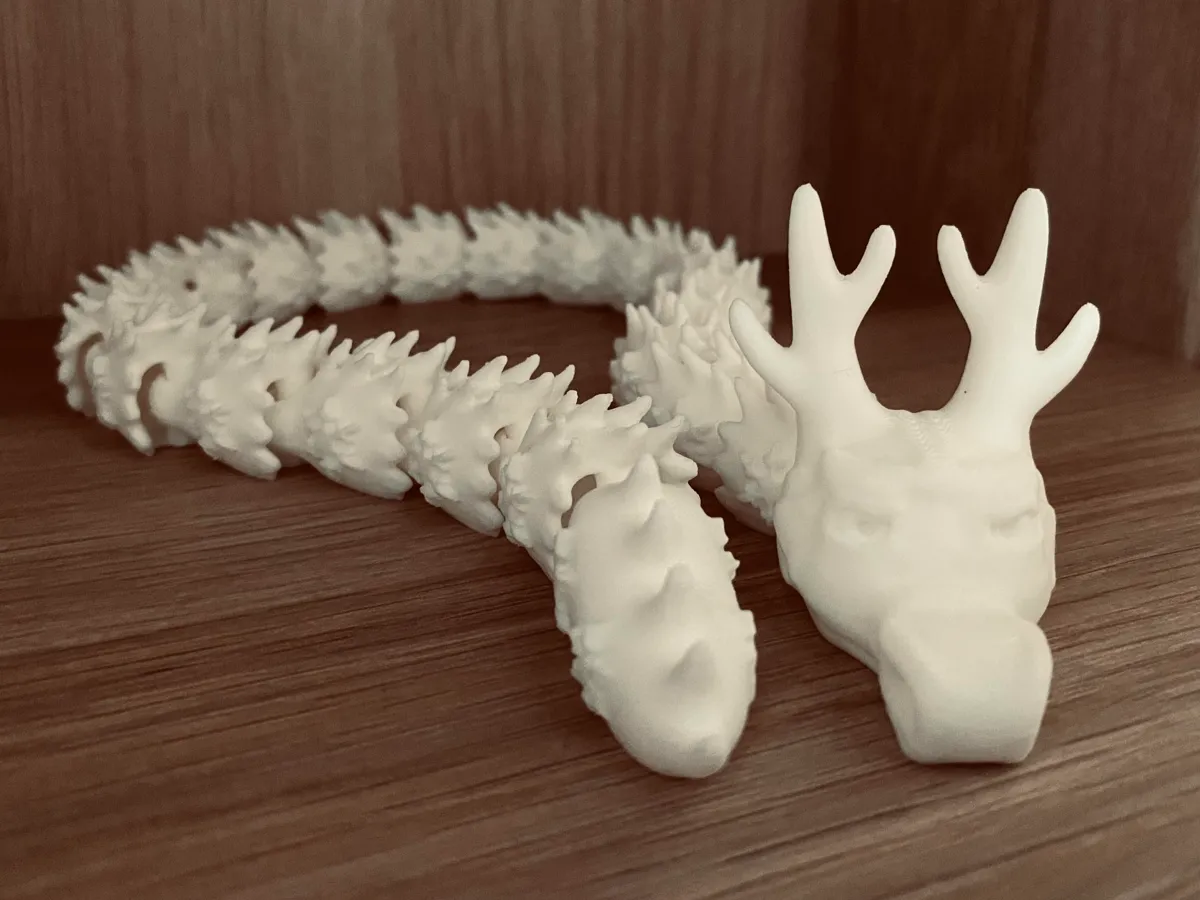Articulated Christmas Dragon, photo 2 of 2 - Articulated Christmas Dragon Toys & Games