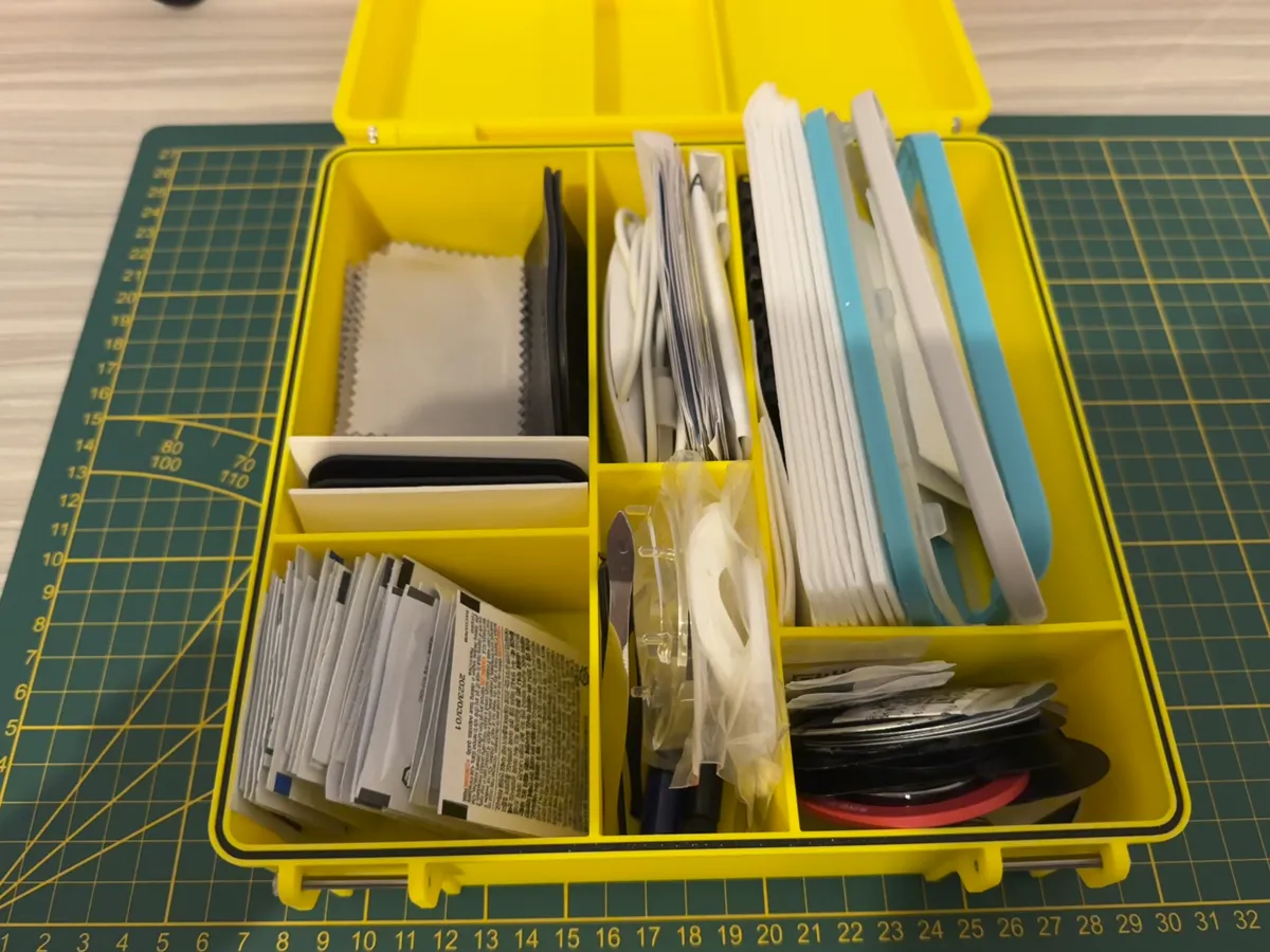 Display Protector Organizer Box, photo 2 of 3 - Display Protector Organizer Box Tools