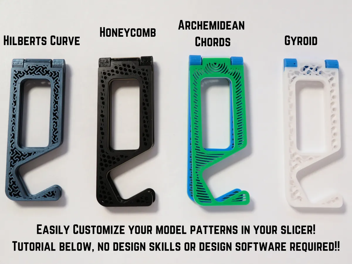 Foldable Phone Stand with Custom Pattern, photo 3 of 4 - Foldable Phone Stand with Custom Pattern Mobile & Device Accessories